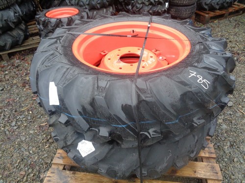 Pair kubota wheels agri tyres - wheels,