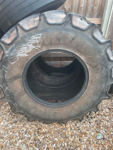 420 85r24 part - worn, tractor